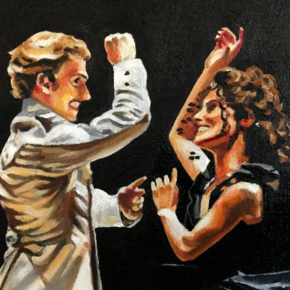 Dance With Me  (oil painting inspired by the film "Anna Karenina") home deco, - Picture 1 of 4